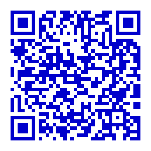 QR code for the interactive Blue Line Google Map